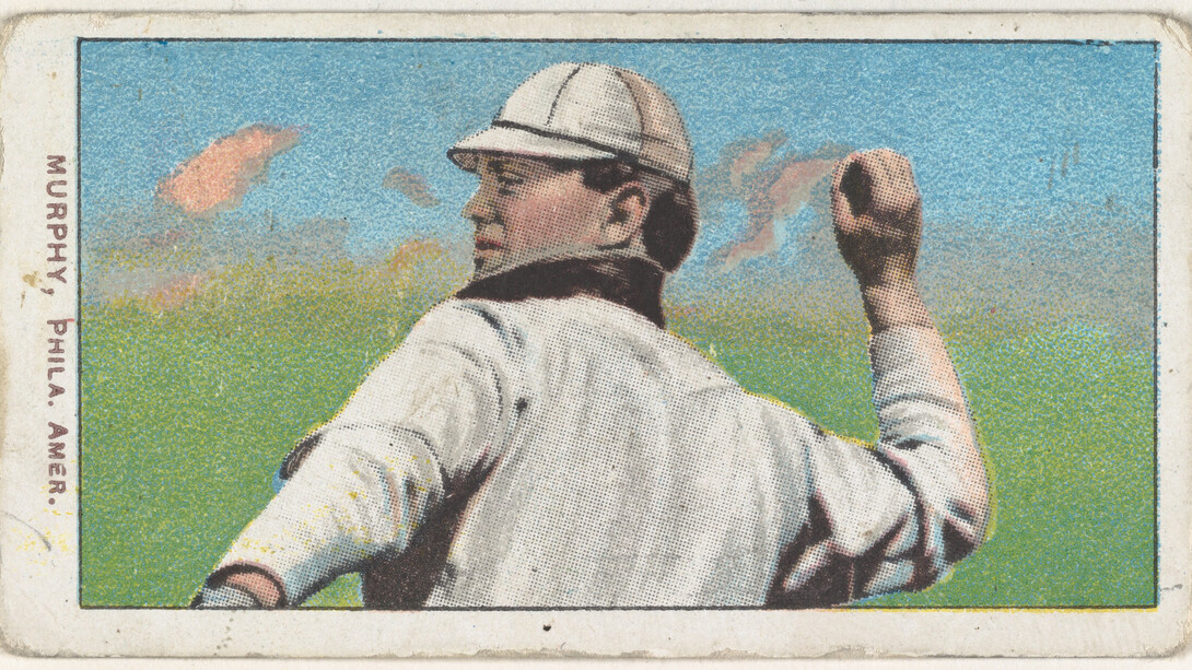 Issued by American Tobacco Company, Murphy, Philadelphia, American League, from the White Border series (T206) for the American Tobacco Company, 1909–11. Courtesy of the Metropolitan Museum of Art