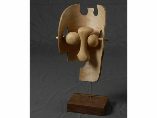 Jeremy Comins, Unfolded #10, 2013, Wood, 19” x 9” x 4”
