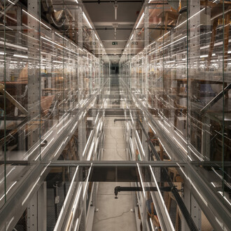 Construire pour le pouvoir, vue d'exposition. Avec l'aimable autorisation du Museum für Gestaltung