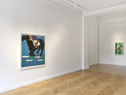 Clotilde Jiménez, The long run, exhibition view. Courtesy of Mariane Ibrahim Gallery