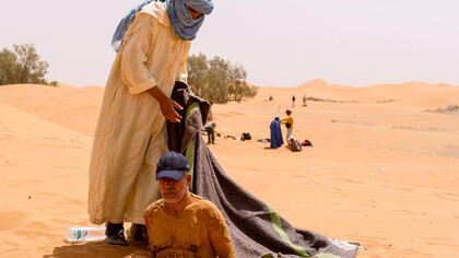 Sand baths