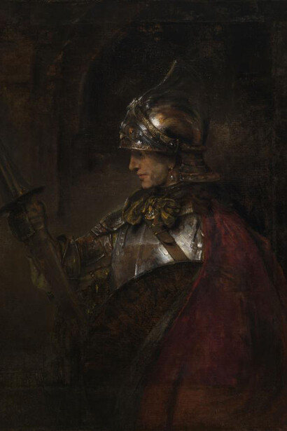 A Man in Armour
by Rembrandt (Rembrandt Harmensz van Rijn)
1655 Glasgow Museums Collection