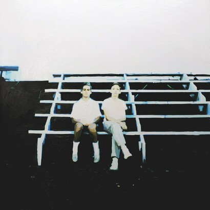 Lisa Golightly, Behind the bleachers (detail), 2018. Courtesy of Billis/Williams Gallery