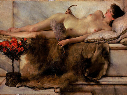 Lawrence Alma-Tadema, Tepidarium (Matrona romana), 1881