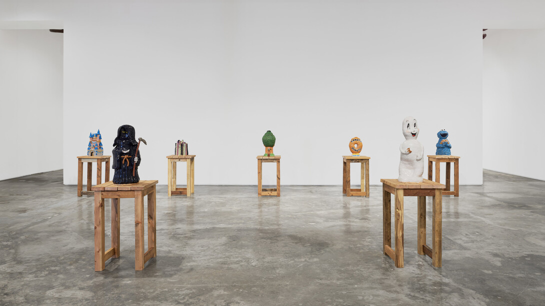 JPW3 and Grant Levy-Lucero, American gothic, exhibition view. Courtesy of Night Gallery