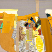 Elodie Blanchard, Yellow crevasse (detail), 2025. Courtesy of Jane Lombard Gallery