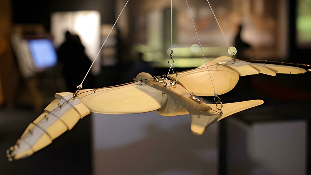 Leonardo da Vinci, Uccello filoguidato, Leonardo3 Museum, Milano, Italia. L’analogia è alla base dell’immaginazione e della creatività