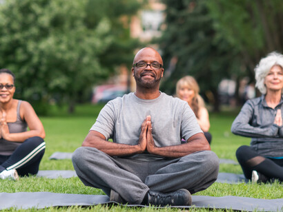 Meditation reduces stress