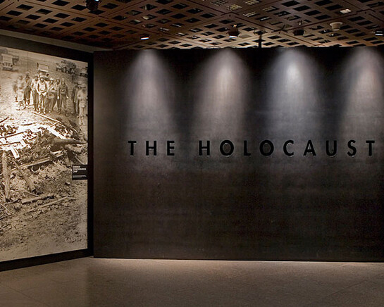 The Holocaust, Exhibition view. Courtesy of Holocaust Memorial Museum