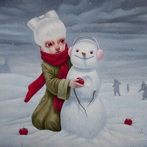 Paolo Pedroni. Maybe you will love me, 30x40 cm, oil on canvas, courtesy Dorothy Circus Gallery