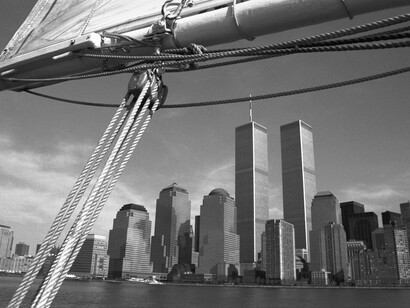Sailing by the World Trade Center, 1998