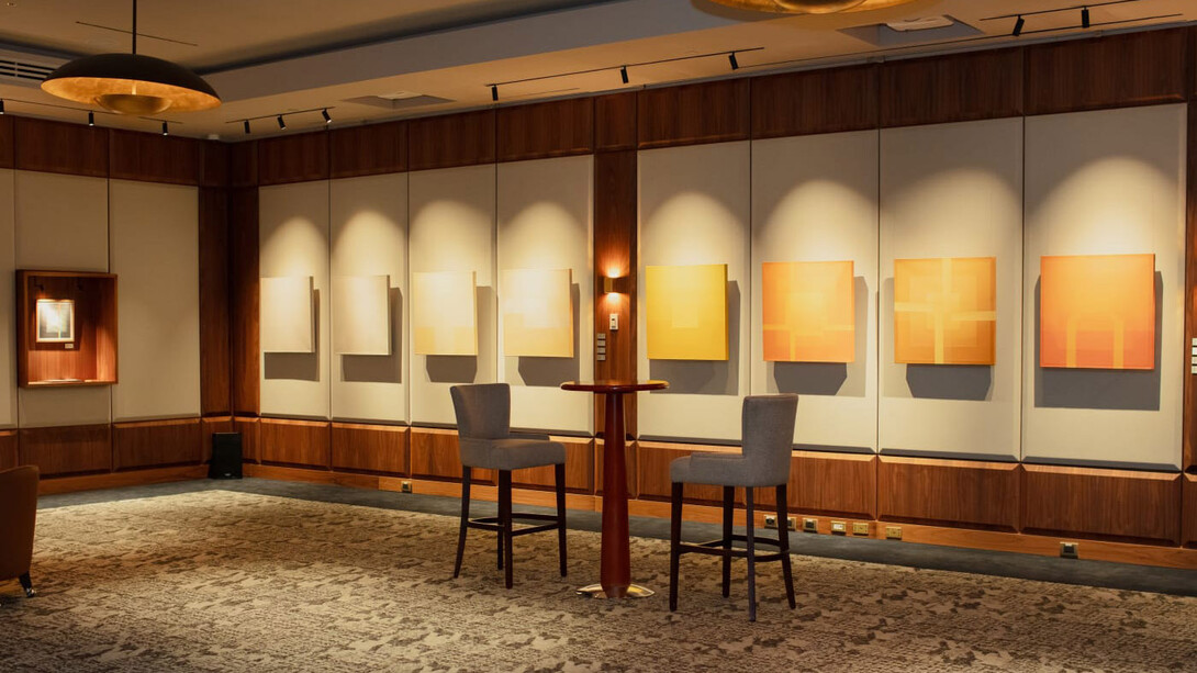 Álvaro Marín, Chromatisms, exhibition view. Courtesy of Leon Tovar Gallery