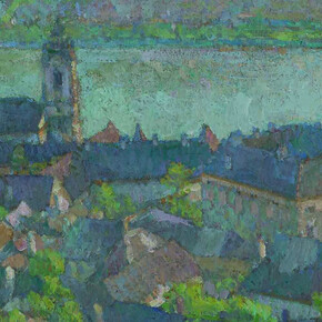 Ivan Grohar, Das feld von Rafolče, 1903. Mit freundlicher Genehmigung des Unteren Belvedere.