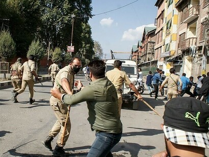 In September 2017, Indian police violently attacked a Muharram mourning ceremony in Kashmir