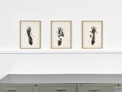 Bernard Moninot, Le vent cesse [The wind drops], exhibition view. Courtesy of Galerie Catherine Putman