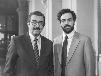 Ricardo Darín y Peter Lanzani, protagonistas de la película 'Argentina, 1985' (2022)
