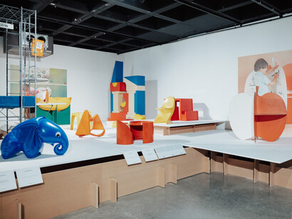 Designing childhood. Une histoire du design pour enfant, vue de l'exposition. Avec l'aimable autorisation du Design Museum