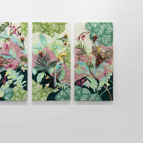 Tamara Kostianovsky, À fleur de peau, vue d'exposition. Courtoisie de la Galerie RX&SLAG