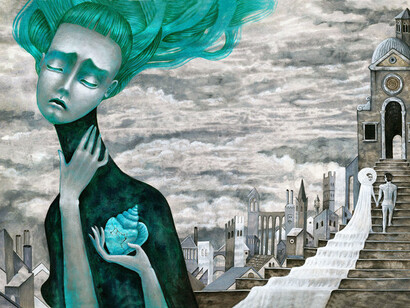 Cuore di conchiglia, ill. di Michelangelo Rossato da La sirenetta, Ed. ARKA