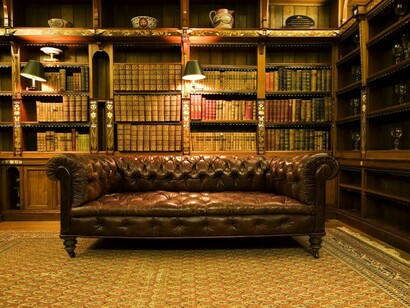 Salón de una casa antigua