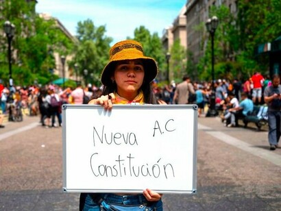El pueblo chileno pide una nueva Constitución