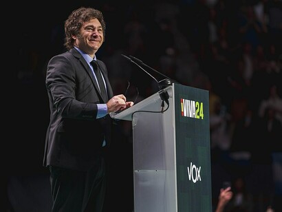 Javier Milei attended the Europa Viva 24 summit in May 2024, where he discussed Argentina's recent economic reforms
