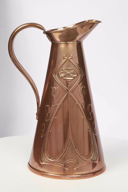 Jug
Joseph Sankey & Sons Ltd
c.1900
Copper
©
Anderson Collection of Art Nouveau. UEA