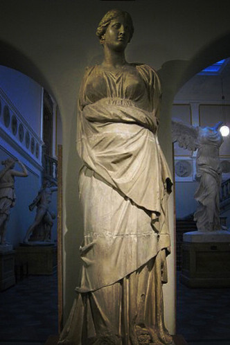 Plaster casts in the Royal Swedish Academy of Arts, Stockholm, Sweden, the goddess Hera (Greek mythology) or Juno (Roman mythology) was the goddess of marriage and the goddess of fertility