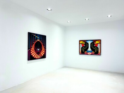Jason Ho, Line between homes, exhibition view. Courtesy of Villazan Gallery