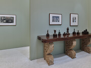 Moore and Malaparte, Rhythm and form, vue d'exposition. Courtoisie de Gagosian