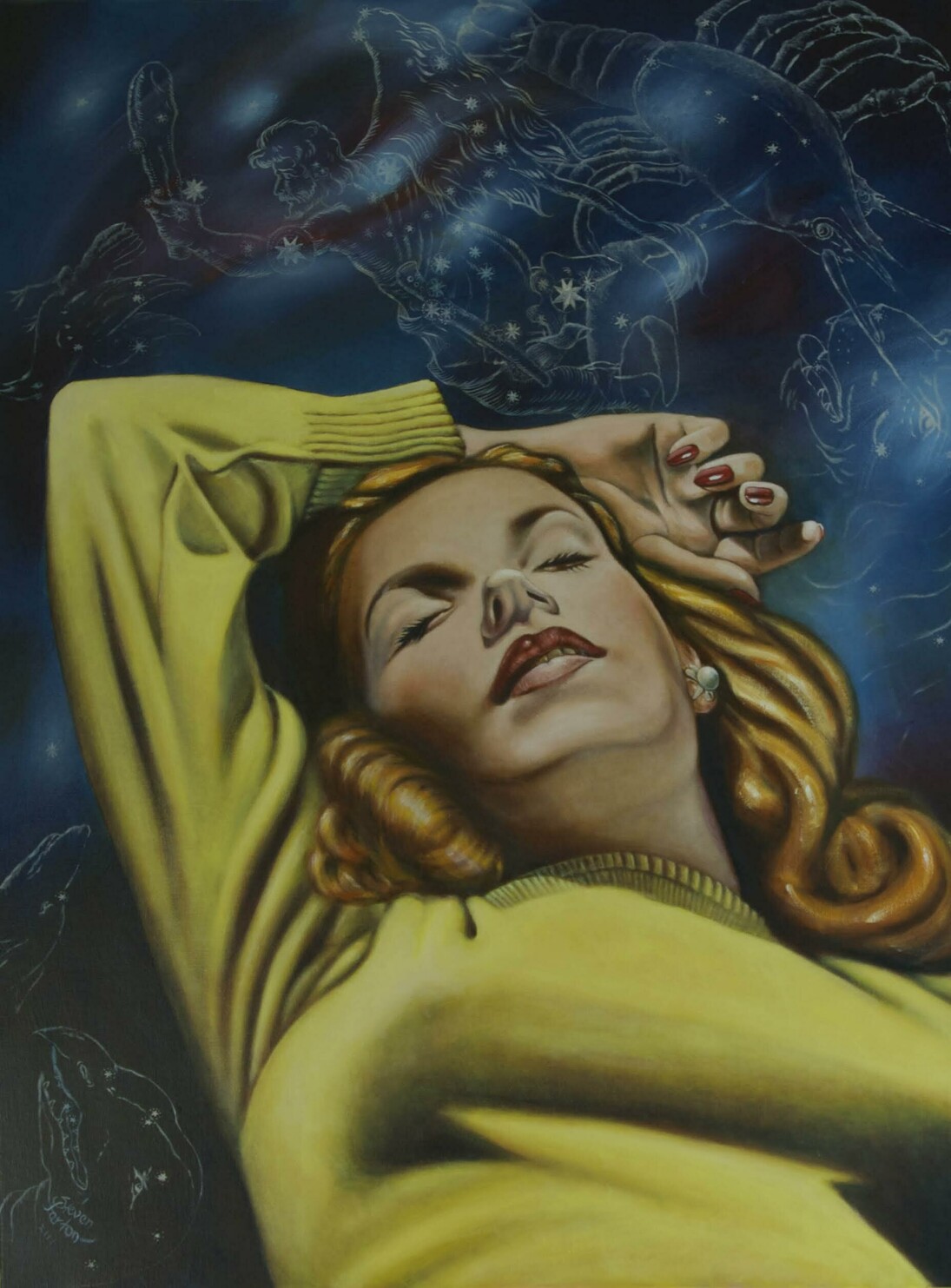Steven Parton,
Brenda, 2015
Oil on linen
30 x 40 in; 76.2 x 101.6 cm
