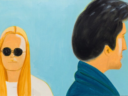 Alex Katz, White lotus 3, 2023. Courtesy of Gray Gallery