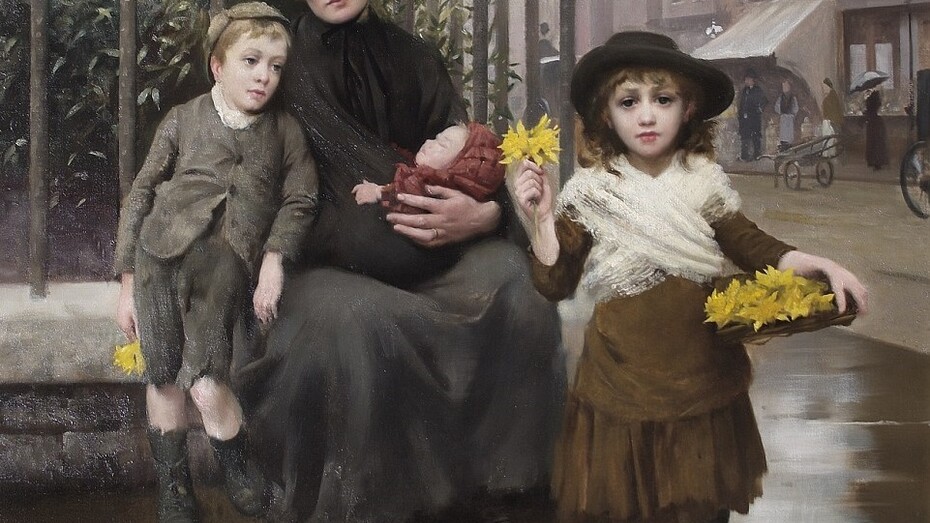 La situación actual de la infancia en Chile parece incluso peor que en la terrible Inglaterra victoriana: «La pizca de la pobreza» (1891), Thomas Benjamin Kenningtons