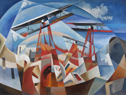 Tullio Crali, Bombardamento aereo