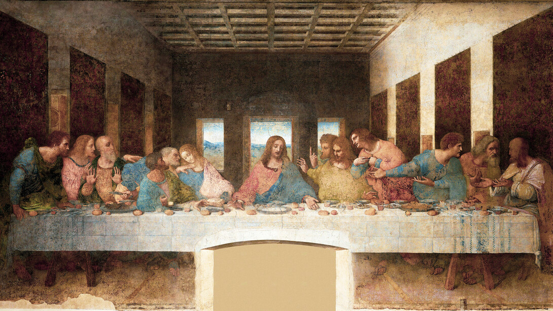 Leonardo da Vinci, La última cena (entre 1495 y 1498)