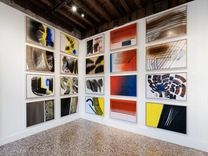 L’accordo invisibile. Hans Hartung e la musica, vista della mostra. Cortesia della Fondazione Querini Stampalia