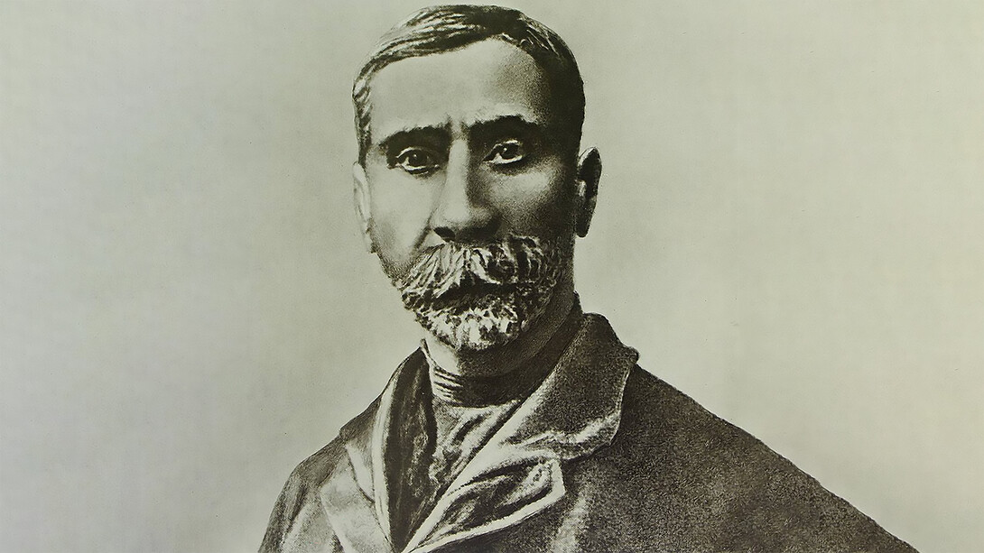 Portrait of the painter Nico Pirosmanashvili taken by Eduard Klar, Tbilisi, Georgia, 1916