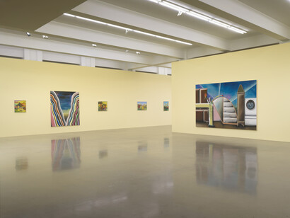 Andreas Schulze and Salvo, About painting, exhibition view. Courtesy of Sprüth Magers