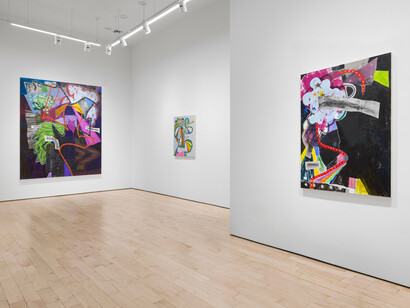 Shane Walsh, Shadow arcade, exhibition view. Courtesy of Asya Geisberg Gallery