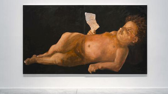 Amore Dormiente, 2018	
HUILE SUR TOILE	
190 X 340 CM	
74 3/4 X 133 7/8 IN.	