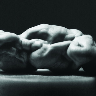 Maurizio Mercuri, Cicles, 1993-2019, foto di una gomma masticata, cm 200 x 150; courtesy l’artista