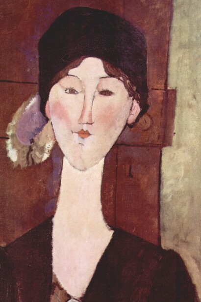 Amedeo Modigliani, "Ritratto di Beatrice Hastings davanti ad una porta", 1915, collezione Sammlung Ritter, USA