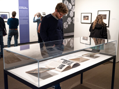 Edward Steichen and the garden, exhibition view. Courtesy of George Eastman Museum