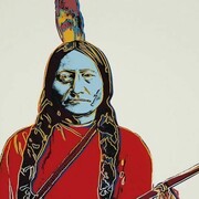 Andy Warhol 1928-1987, Sitting Bull (F. & S. IIIA.70), Executed in 1986, screenprint in colors on museum board, one of a small number of impressions, 35 7/8 x 36 in. (91.2 x 91.5 cm.)