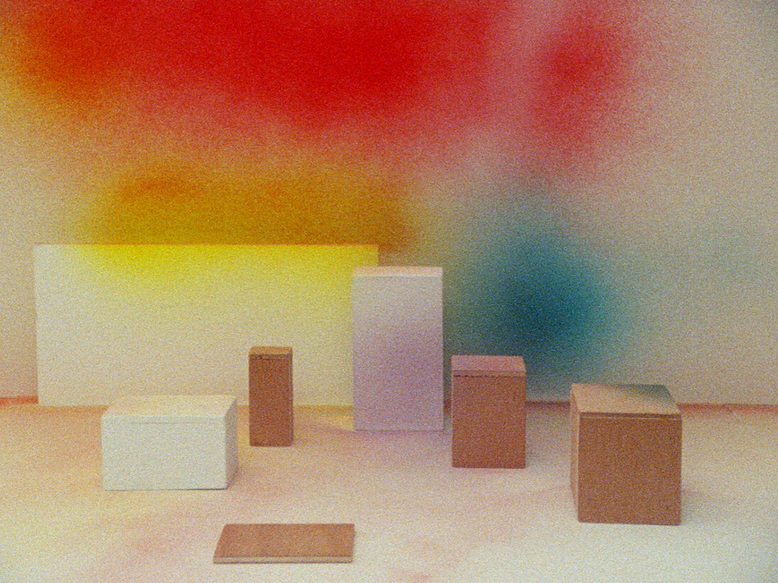 Isabelle Cornaro, Projections, 2009 (film still), 16mm film transferred to digital, 2 minutes 10 seconds,
colour, mute. Courtesy the artist and Galleries Balice Hertling, Francesca Pia, Hannah Hoffman