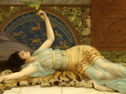 «Dolce far niente» (1897), John William Godward 
