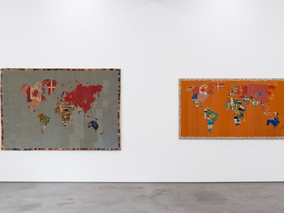 Alighiero Boetti, exhibition view. Courtesy of Dia:Beacon