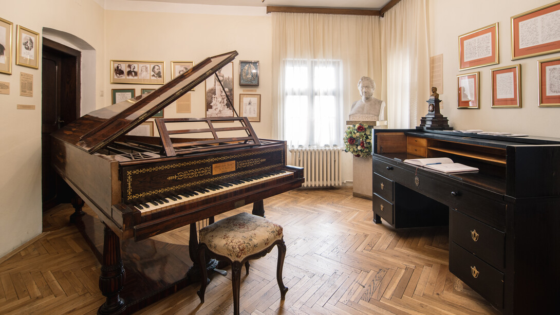Memorial house of J. N. Hummel, exhibition view. Courtesy of The Bratislava City Museum