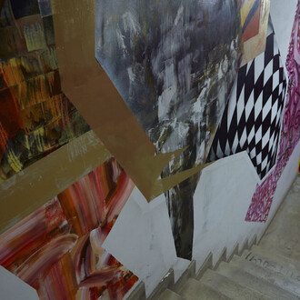 Molotow, Urban steps, exhibition view. Courtesy of National Museum of Contemporary Art