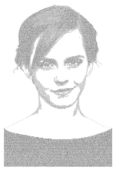 Annemarie Wright, Emma Watson #HeForShe, 86 x 60 cm (framed)